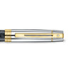 Sheaffer 300 Engraved Matte Black Medium Nib Fountain Pen with Chrome Cap and Gold Trims SE0934753