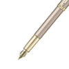 Sheaffer 100 Emily in Paris Champagne Gold with Gold Trim and Bow Clip Emblem Medium Nib Fountain Pen SE0937753