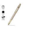 Sheaffer 100 Emily in Paris Champagne Gold with Gold Trim and Bow Clip Emblem Medium Nib Fountain Pen SE0937753