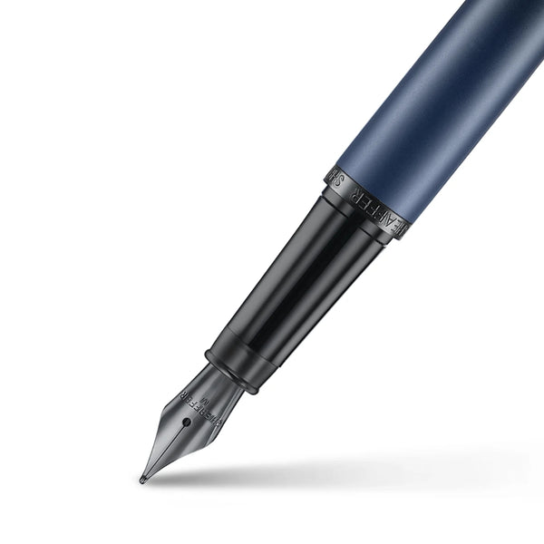 Sheaffer VFM Matte Blue  Medium Nib Fountain Pen with Black Trims SE0942953