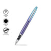 VFM Expressions Blue-Purple Pearlised Gradient with Chrome Trim Medium Nib Fountain Pen SE0943053