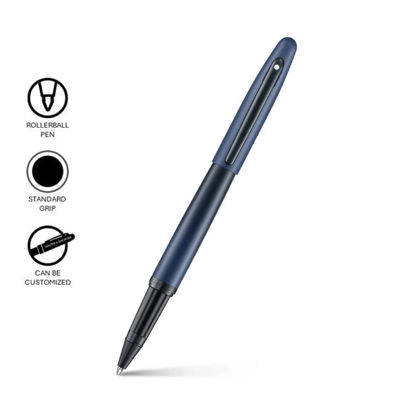 Sheaffer VFM Matte Blue Rollerball Pen with Black Trims SE1942951