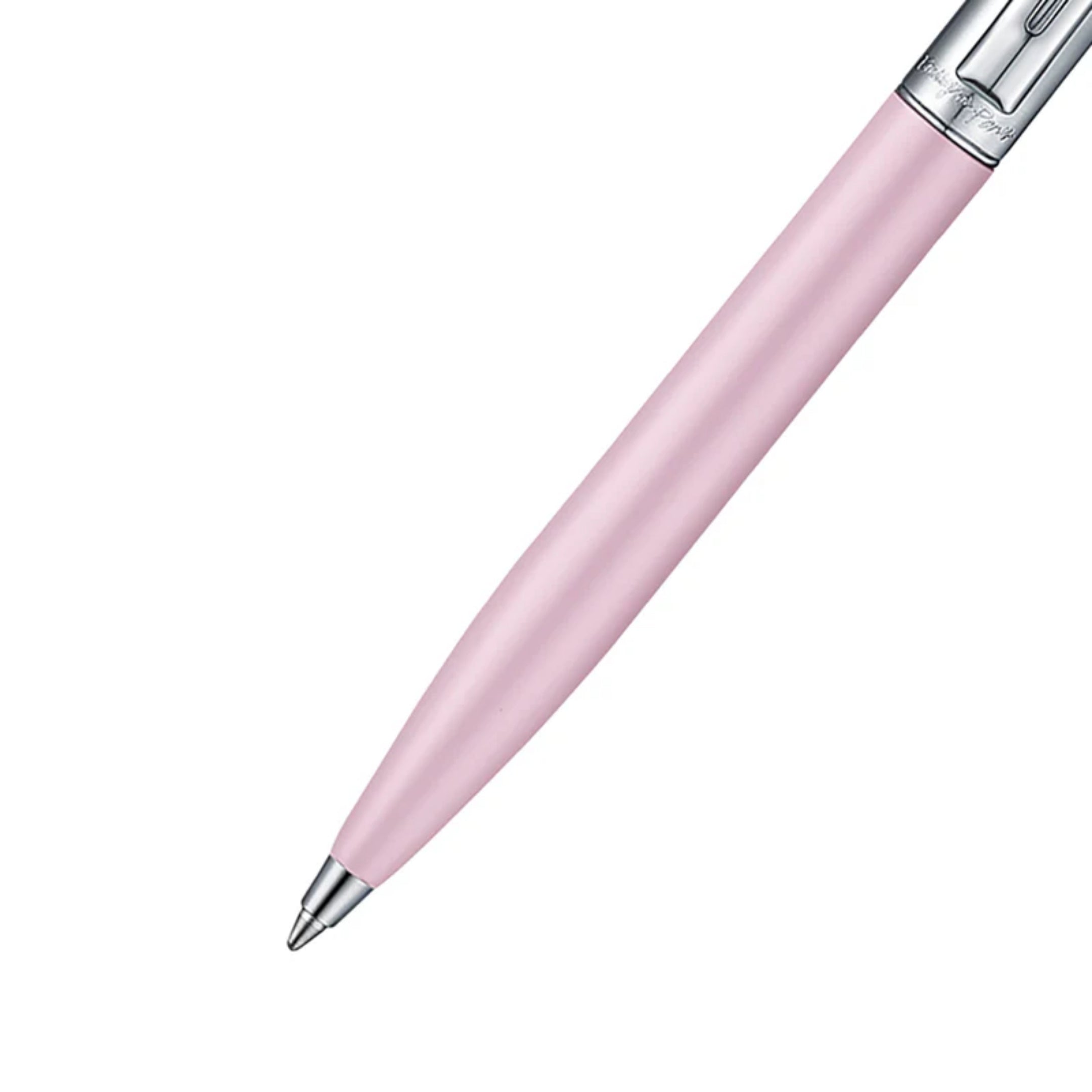 Sheaffer Sentinel Emily in Paris Matte Pink with Chrome Trim and Bow Clip Emblem Ballpoint Pen SE232151
