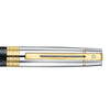 Sheaffer 300 Engraved Matte Black Ballpoint Pen with Chrome Cap and Gold Trims SE2934751